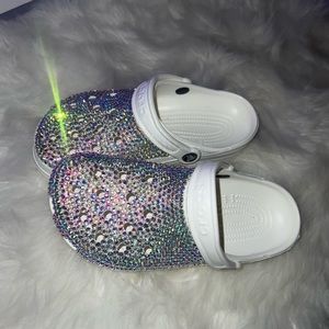 Bling rhinestone crystals crocs 7